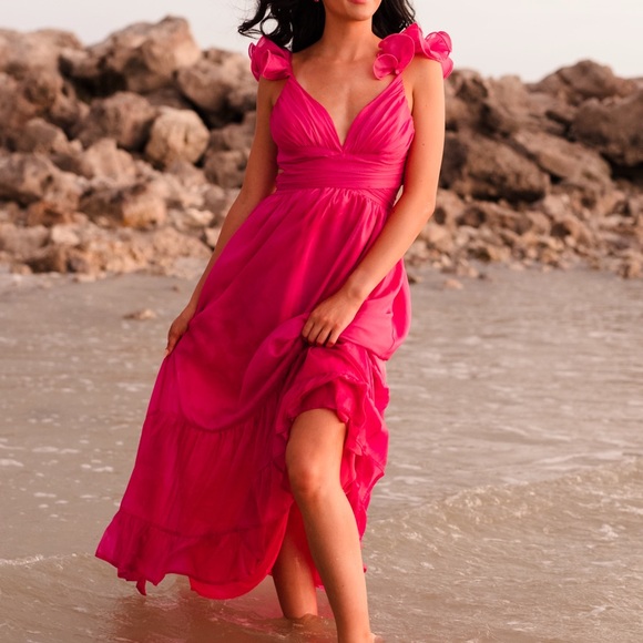 Formal Pink Dress - Picture 4 of 5